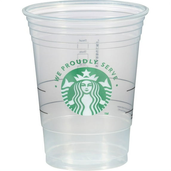 We Proudly Serve Cold Cups - 16 fl oz - 1000 / Carton - Clear, Green - Polypropylene - Cold Drink | Bundle of 5 Cartons