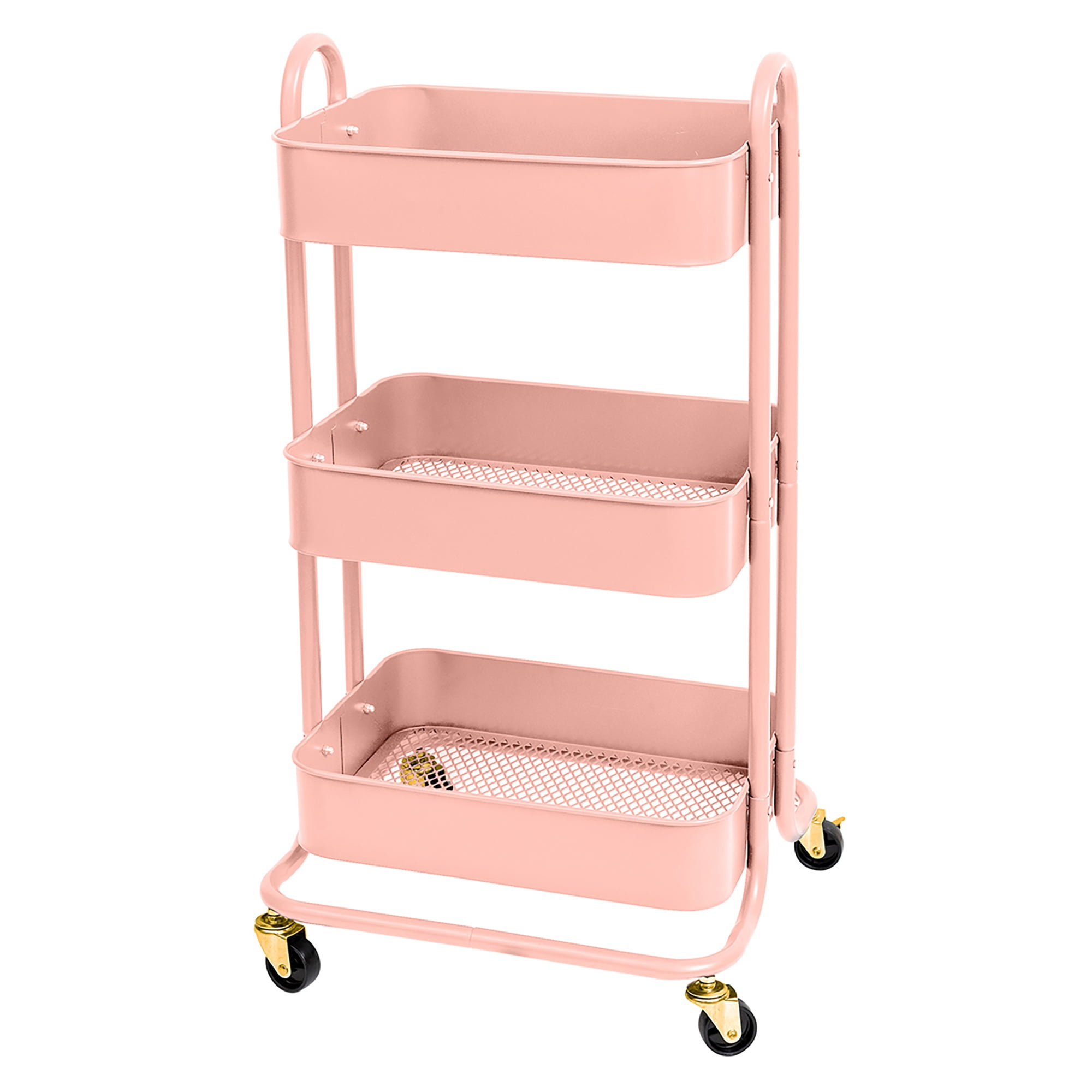We R Memory Keepers, Rolling Storage Cart, Pink, Metal with Handles and ...