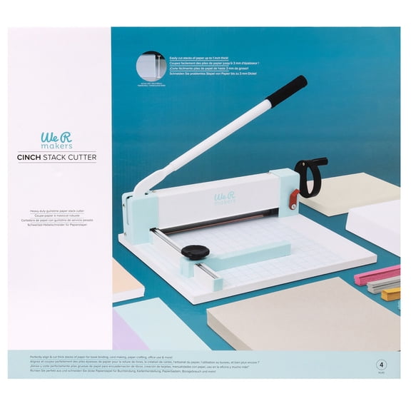 We R Cinch Stack Cutter-White/Blue