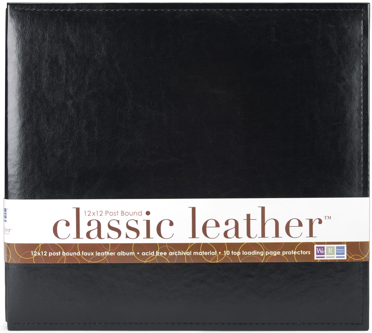 We R Memory Keepers® Classic Leather™ D-Ring Album, 12 x 12