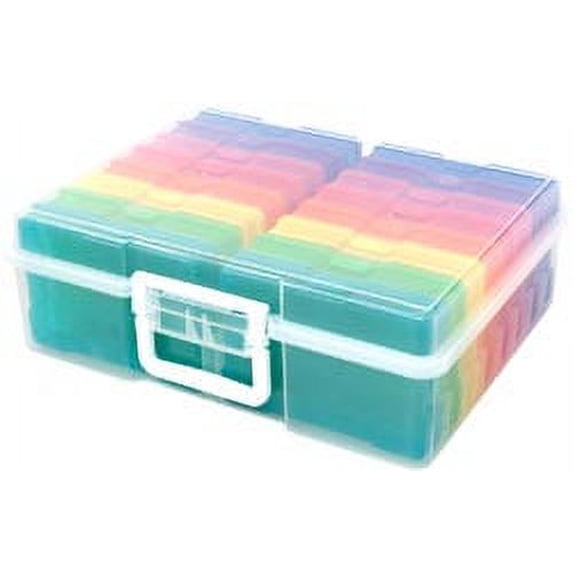 We R Craft Storage Bin includes16 color-coded mini cases.