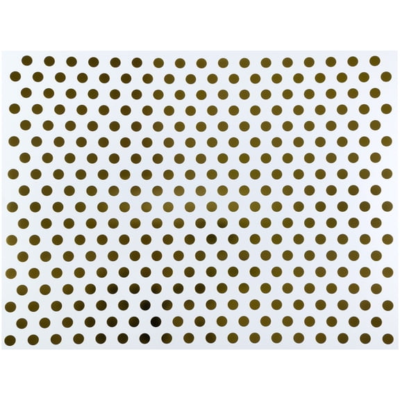 We R Designer Poster Board 22"X28"-White with Gold Dots
