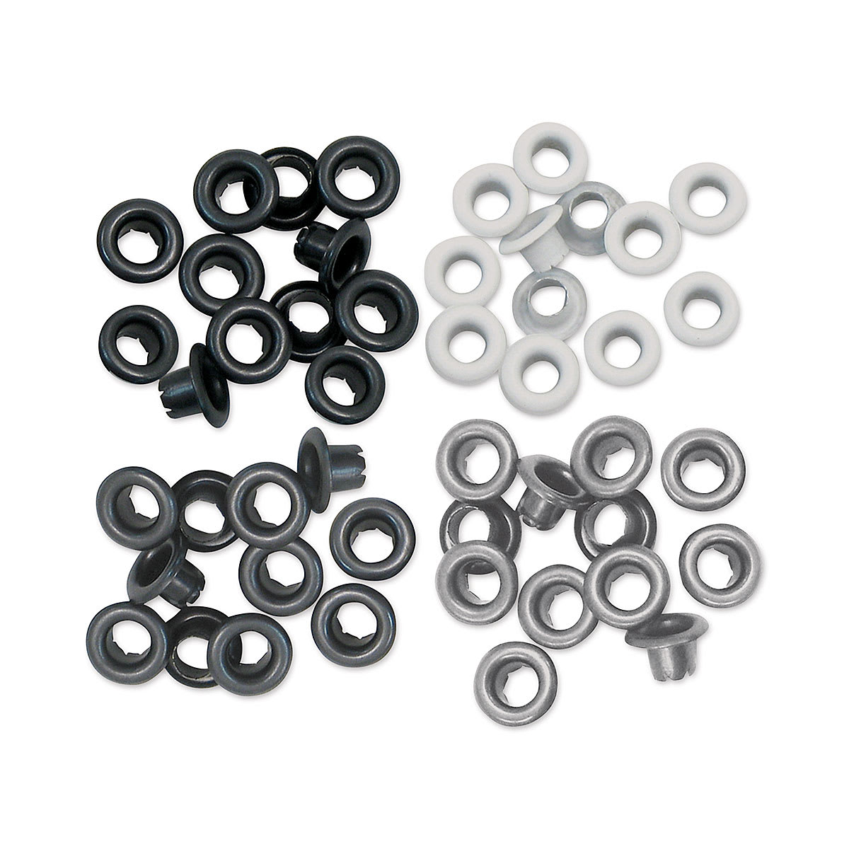 We R Eyelets We R Memory Keepers Eyelets - Gray Assortment, Standard, Pkg of 60 ...