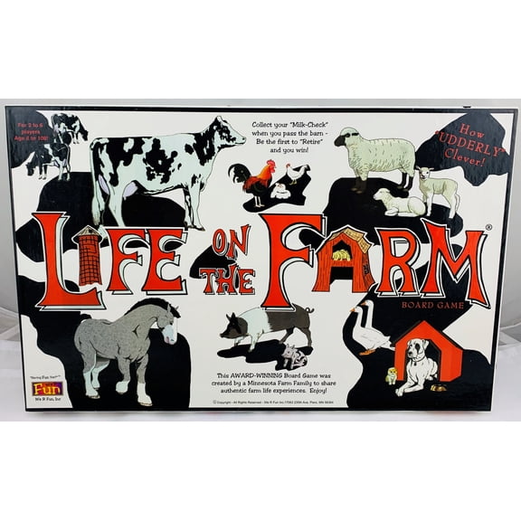 Pre-Owned We R FUN Life on The Farm, Board Game, Award-Winning Family Game
