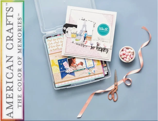 We R Makers Craft & Photo Case Translucent Plastic Storage 12"X12" 661105 By Ac