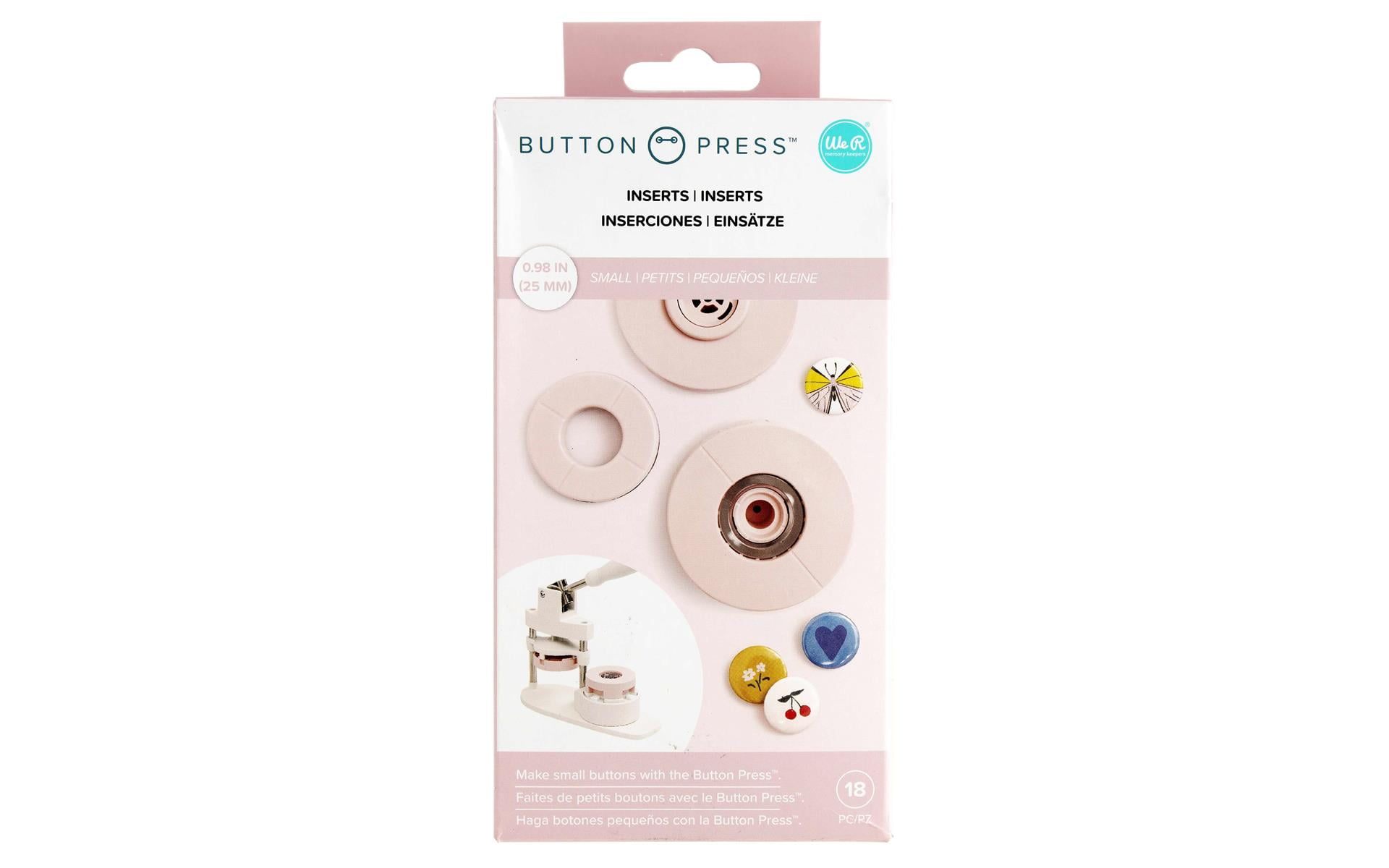 We R Memory Button Press 25mm Inserts Sm - Walmart.com