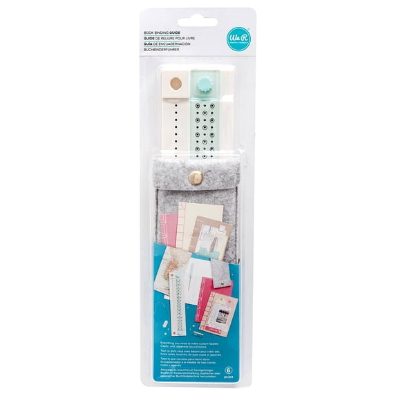 We R Memory Keepers Journal Book Binding Punch Guide-