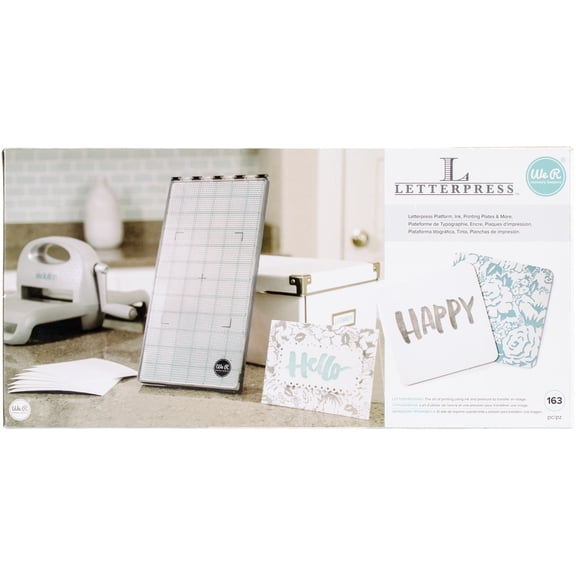 We R Memory Keepers Letterpress Starter Kit-
