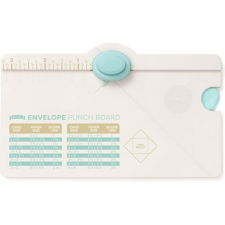 We R Makers - We think the Mini Envelope Punch Board and