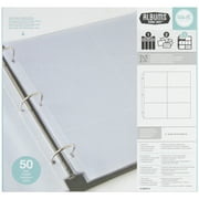We R Memory Keepers Ring Photo Sleeves, 12" x 12", 50pk, Six, 4" x 6" Pockets