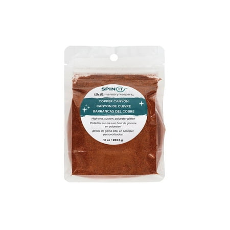We R Memory Keepers Spin It Extra Fine Glitter 10oz-Copper Canyon