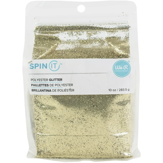 We R Memory Keepers Spin It Fine Glitter 10oz-Gold