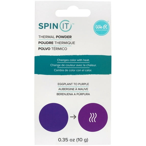 We R Memory Keepers Spin It Specialty Powder -Thermal Eggplant To Purple