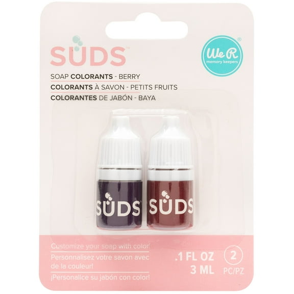 We R Memory Keepers Suds Colorant 2/Pkg-Berry