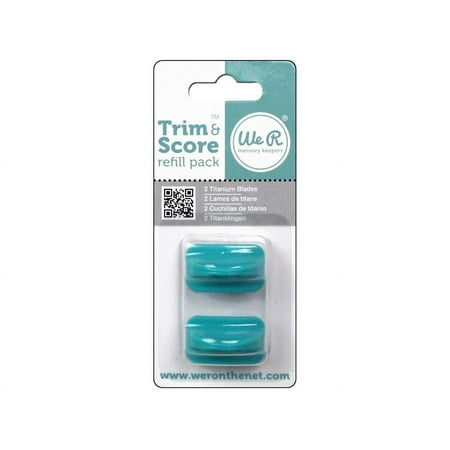We R Memory Keepers Trim & Score Refill Blades for Paper Trimmer, 2 Pieces