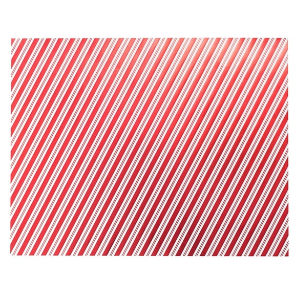 We R Poster Board 22"X28"-Red Foil Candy Cane