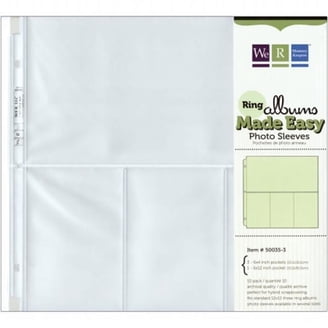 Poches Photos We R Memory Keepers 12x12 - Multi-pack 10 Feuilles 50181-7