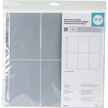 RING PHOTO SLEEVE 12-SIX 6X4