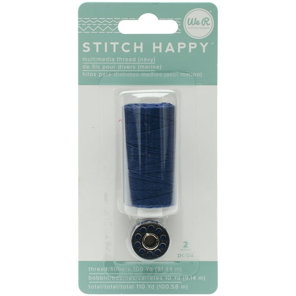 We R Stitch Happy Thread-Navy