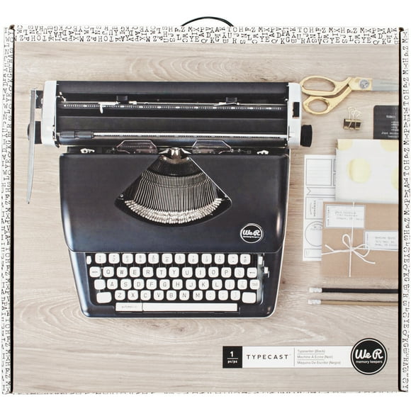 We R Typecast Typewriter Black