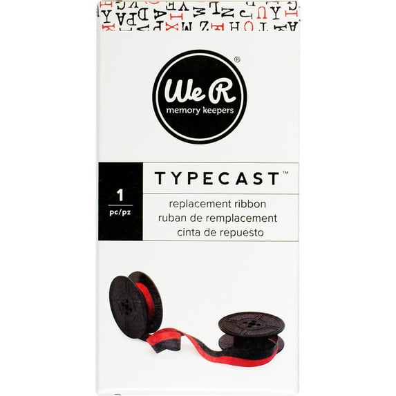 We R Typecast Typewriter Ribbon -Red/Black