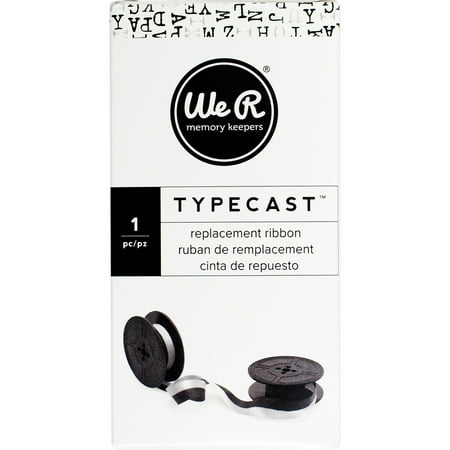 We R Typecast Typewriter Ribbon -Silver/Black
