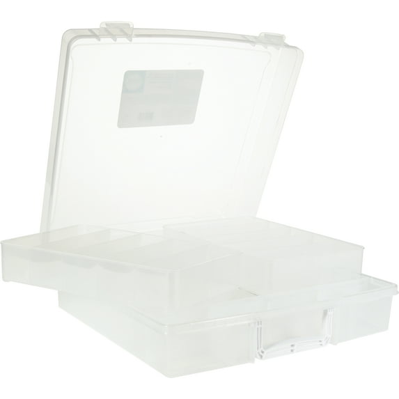 We R Washi Translucent Plastic Storage Bin-14.1"X14.1"X4.1" Case