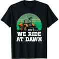 thumbnail image 1 of We Ride At Dawn Lawnmower Shirt Lawn Mowing Dad Yard Work T-Shirt, 1 of 3