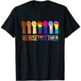 thumbnail image 1 of We Rise Together Black LGBT Gay Pride Support LGBTQ Parade T-Shirt, 1 of 3