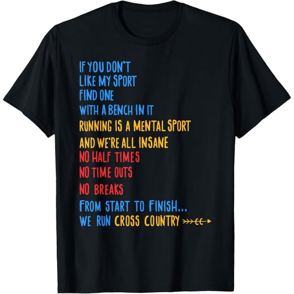 We Run Cross Country Running Shirt CC Runner Gift Idea