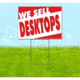 thumbnail image 1 of We Sell Desktops (18" x 24") Yard Sign, Includes Metal Step Stake, 1 of 6