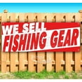 thumbnail image 1 of We Sell Fishing Gear 13 oz Vinyl Banner With Metal Grommets, 1 of 4