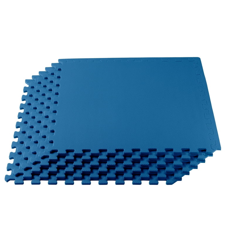 We Sell Mats 3/8 Inch Thick Exercise Mat, Interlocking, Anti