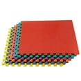 thumbnail image 1 of We Sell Mats 3/8 Inch Thick Multipurpose Exercise Floor Mat with EVA Foam, Interlocking Tiles, Anti-Fatigue for Home, or Gym, 24 in x 24, 1 of 9