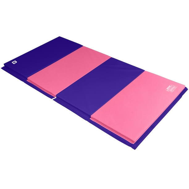 We Sell Mats 4 ft x 8 ft Gymnastics Mat, Folding Tumbling Mat, Portable