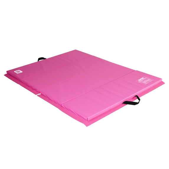 We Sell Mats Folding Personal Fitness Exercise Mat, 4' x 6' Pink