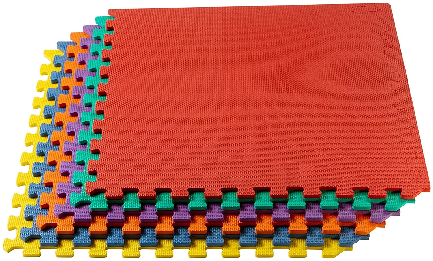 We Sell Mats 1/2-Inch EVA Foam Floor Tiles - Interlocking Gym Mats, 24x24 Inch, Blue, 25 Tiles (100 Sq Ft) - View #5