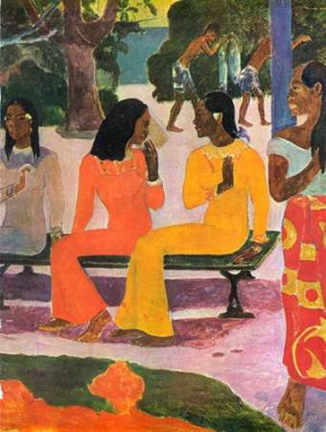 We Shall Not Go To Market Detail Canvas Art - Paul Gauguin (18 x 24)