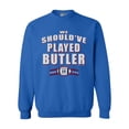 thumbnail image 1 of We Should've Played Butler New England Football DT Crewneck Sweatshirt, 1 of 2