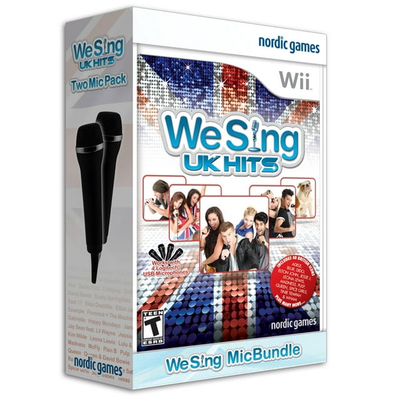 We Sing: UK Hits with 2 Microphones Wii