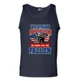 thumbnail image 1 of We Stand For The Flag And We Kneel For The Fallen USA Army DT Adult Tank Top, 1 of 2