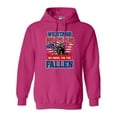 thumbnail image 1 of We Stand For The Flag And We Kneel For The Fallen USA DT Sweatshirt Hoodie, 1 of 2