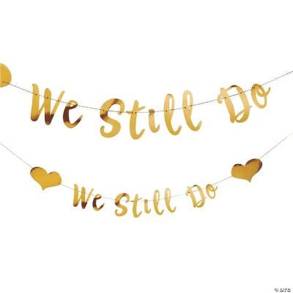 We Still Do Anniversary Party Garland, Wedding, Party Decor, 1 Piece