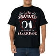 thumbnail image 1 of We Survived 1 Year of Marriage Couple 1st Anniversary Gift T-Shirt, 1 of 4