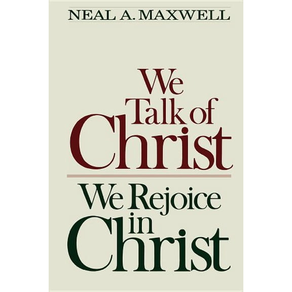 Pre-Owned We talk of Christ, we rejoice in Christ Paperback