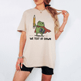 thumbnail image 1 of We Test At Dawn Funny Frog Teacher T-Shirt, Test Day Standardized Testing Tee, Teacher Humor Educator Gift Shirt Unisex, 1 of 8