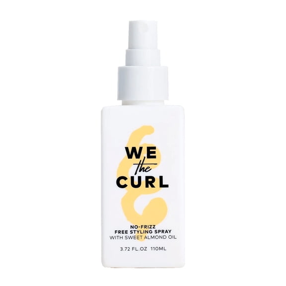 Free Style Hair Spray by We The Curl, Flexible Hold Styling Spray for Curly Hair, 3.72 oz