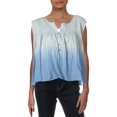 thumbnail image 1 of We The Free Womens Little Bit of Something Ombre V-Neck Blouse, 1 of 2
