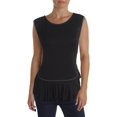 thumbnail image 1 of We The Free Womens Uptown Peplum V-Hem Casual Top, 1 of 1