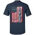 thumbnail image 1 of We The People American Flag 1776 Unisex Short Sleeve T-shirt-Navy-4XL, 1 of 4